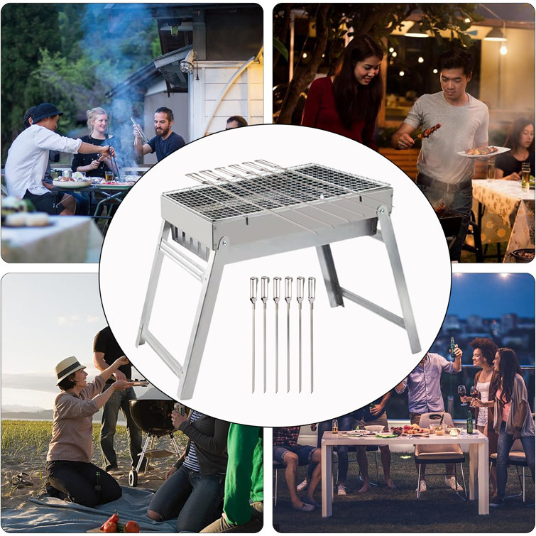 APARTMENTS 14'' W Portable Charcoal Grill Wayfair Canada